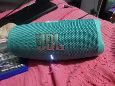 JBL Flip 5 Portable Bluetooth Speaker: Teal Edition Splashproof Sound photo review