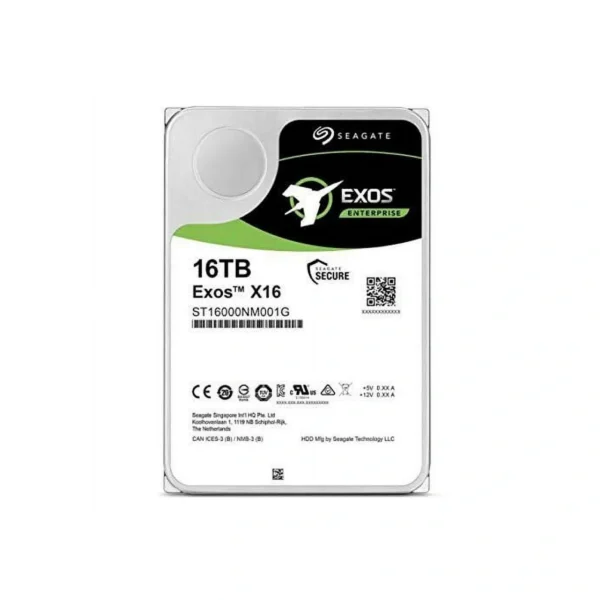 Seagate ST16000NM001G Exos X16 16TB Enterprise Hard Drive – Brand New