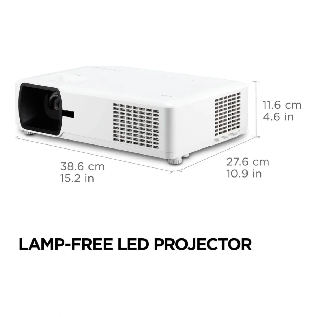 ViewSonic LS610WH Portable High Brightness DLP Projector - Image 3