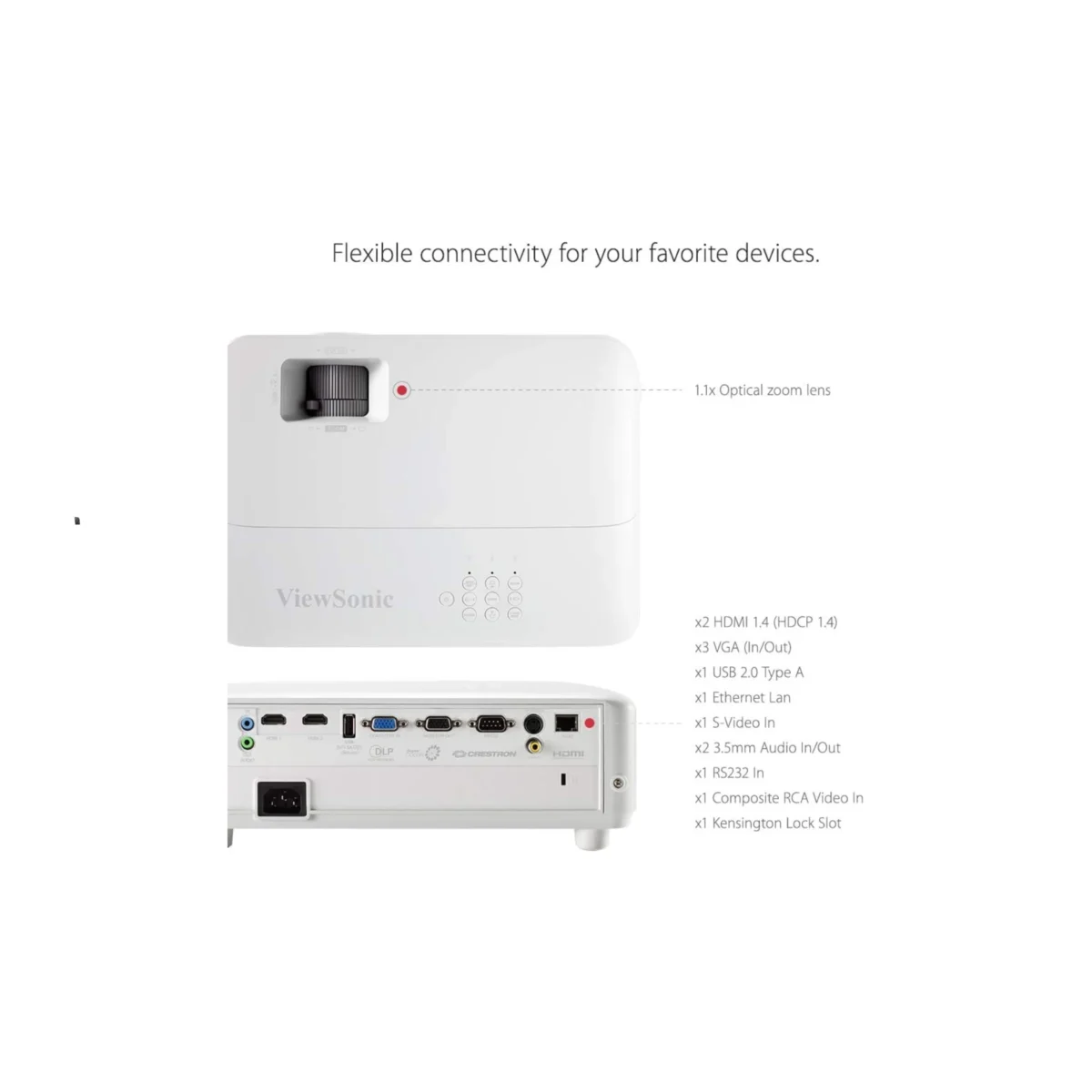 ViewSonic PG706HD 4000 Lumens Projector - Image 4