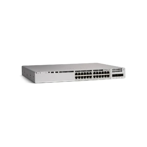 Cisco Catalyst C9200-24PXG-E – 24-Port Full PoE+ Gigabit Switch with 10G Uplinks