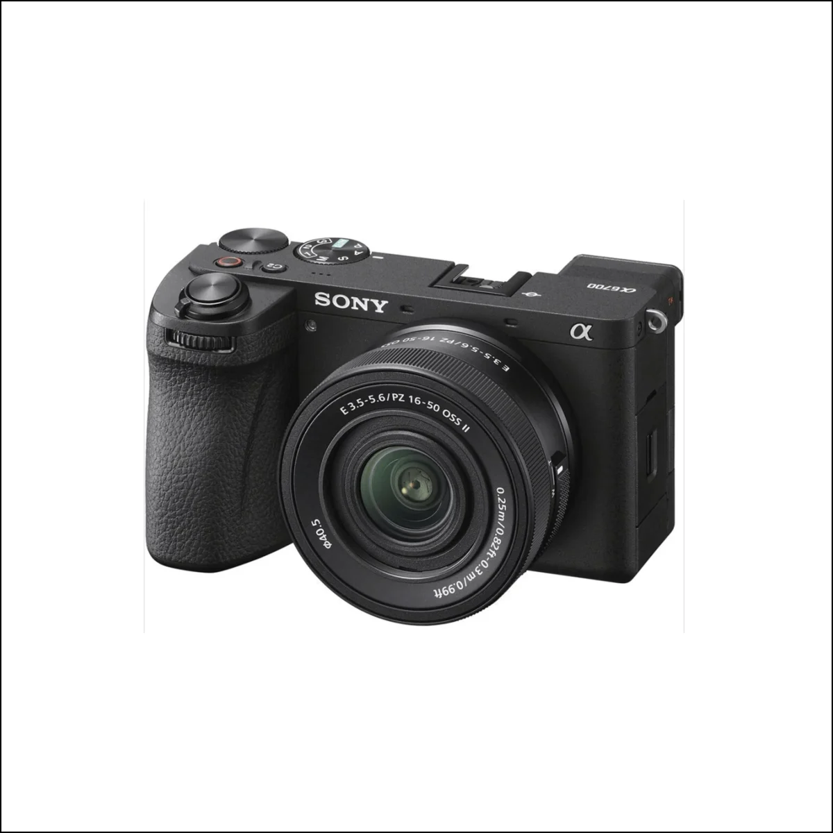Sony Alpha A6700 Mirrorless Camera Kit with 16–50mm II Lens (ILCE-6700K) – Black - Image 2