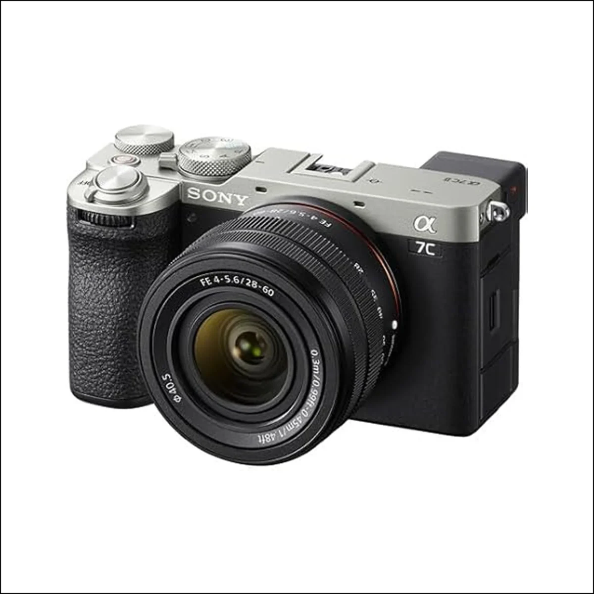 Sony Alpha A7C II Mirrorless Camera Kit with 28–60mm Lens (ILCE-7CM2L) – Silver - Image 2