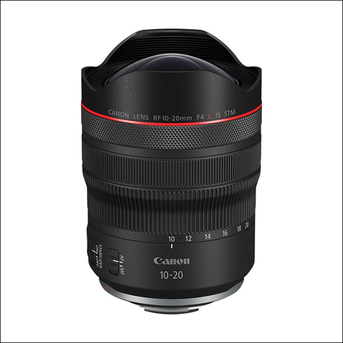 Canon RF 10-20mm F/4 L IS STM Ultra-Wide Zoom Lens - Image 2