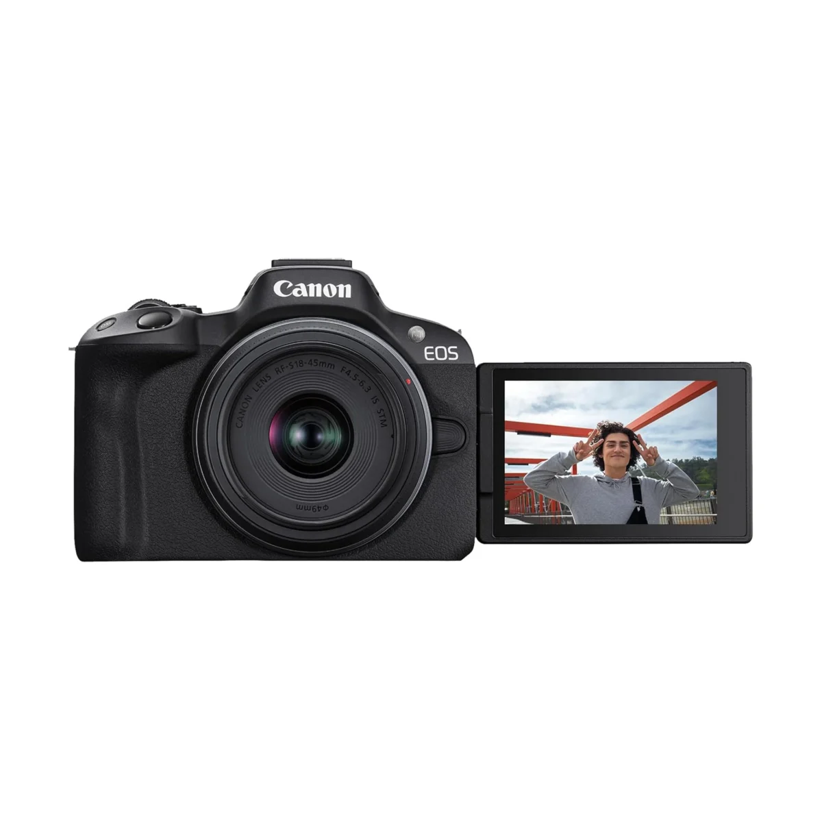Canon EOS R50 Kit with (RF 18-150mm) (Black) - Image 3