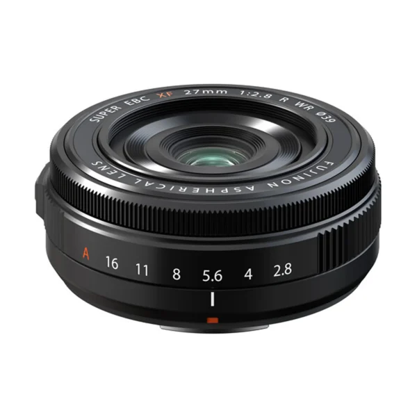 Fujifilm XF 27mm F2.8 R WR Lens (Black, Retail Packing)
