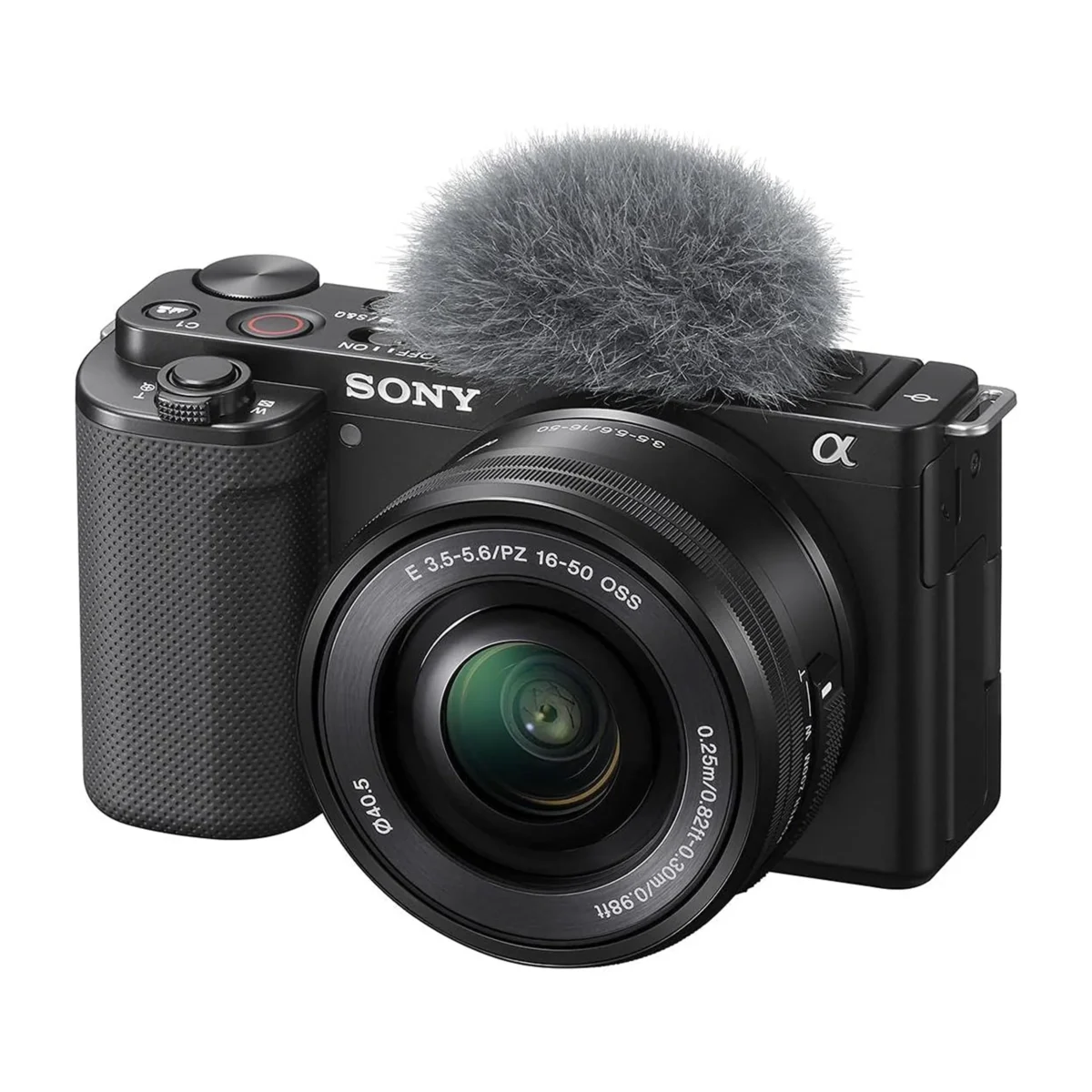 Sony ZV-E10 Mirrorless Camera with 16-50mm and 55-210mm Lens (ILCZV-E10Y) (Black) - Image 4