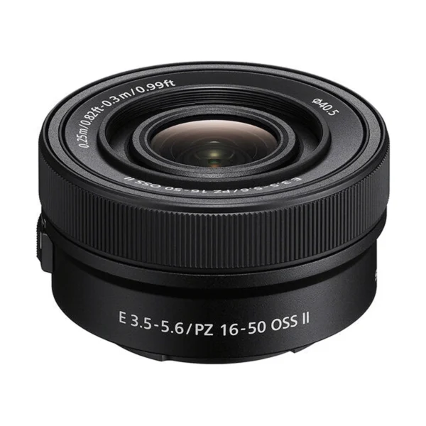 Sony E PZ 16-50mm F/3.5-5.6 OSS II Lens (SELP1650M2) (Sony E, Black)