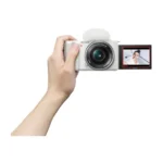 Sony ZV-E10 Mirrorless Camera with 16-50mm Lens (ILCZV-E10L) (White) - Image 5