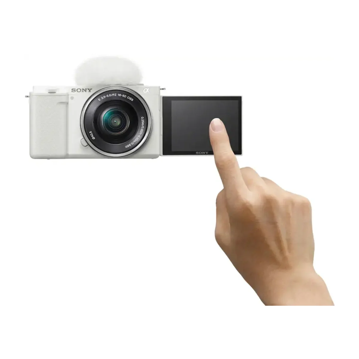 Sony ZV-E10 Mirrorless Camera with 16-50mm Lens (ILCZV-E10L) (White) - Image 4