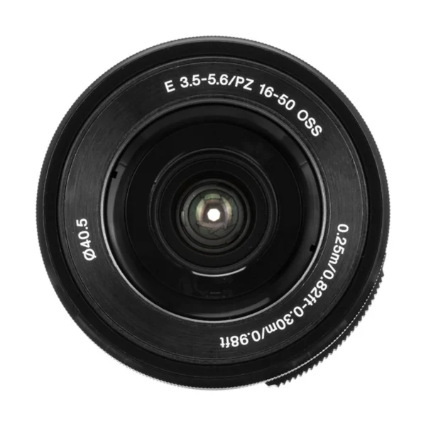 Sony E PZ 16-50mm F3.5-5.6 OSS (SELP1650, Black, Retail Packing)