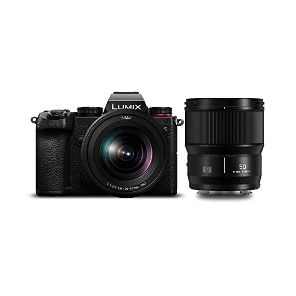 Panasonic Lumix DC-S5 Mirrorless Digital Camera with 20-60mm F3.5-5.6 Lens + Lumix S 50 f1.8 (S-S50) - Image 2