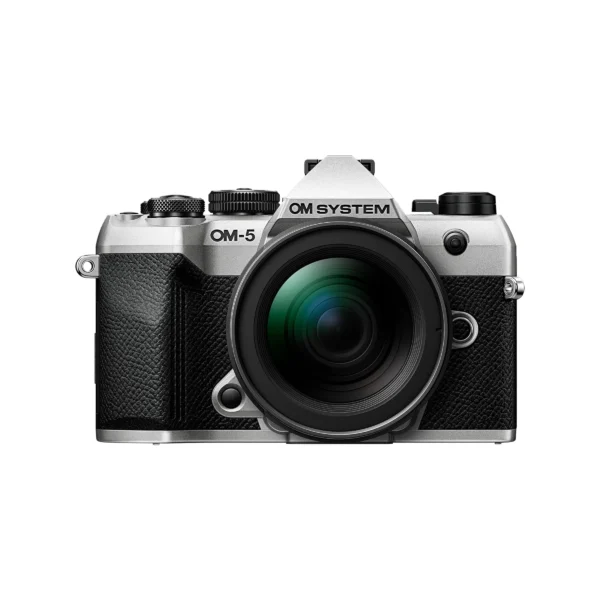 OM System OM-5 Mark II Mirrorless Camera with 12-45mm F/4 Pro Lens (Silver)