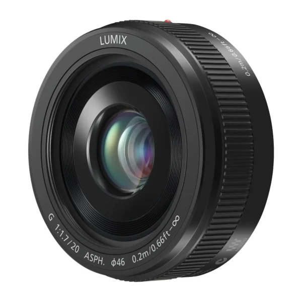 Panasonic LUMIX G 20mm F/1.7 II ASPH Black HH020A (Retail Packing)