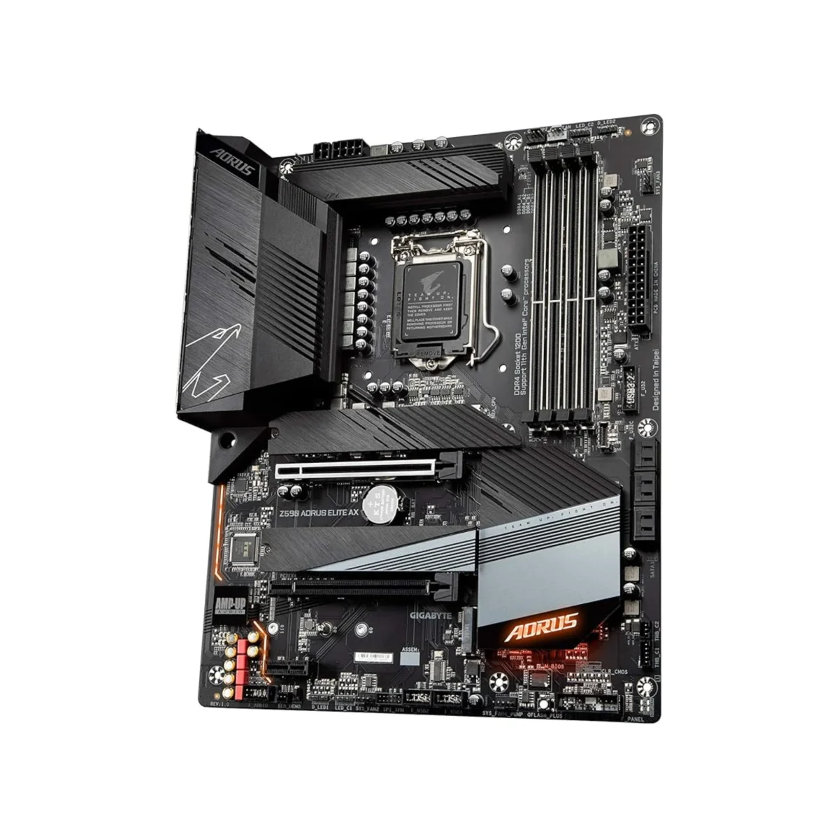 GIGABYTE Z590 AORUS ELITE AX – Intel LGA1200 ATX Motherboard, PCIe 4.0, DDR4, Dual M.2, Wi-Fi 6, USB 3.2 Gen2, RGB Fusion 2.0, 2.5GbE LAN - Image 4