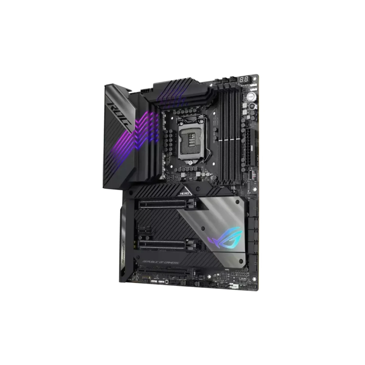ASUS ROG Maximus XIII Hero Z590 ATX Gaming Motherboard, WiFi 6E, PCIe 4.0, DDR4 5333+, Quad M.2, Thunderbolt 4, RGB - Image 4
