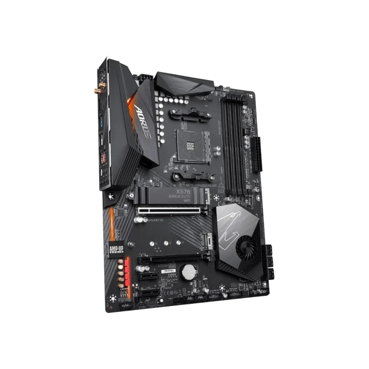 GIGABYTE X570 AORUS ELITE WIFI – AMD AM4 ATX Motherboard, PCIe 4.0, DDR4, Wi-Fi 5, Dual M.2, USB 3.2 Gen2, 1GbE LAN - Image 3