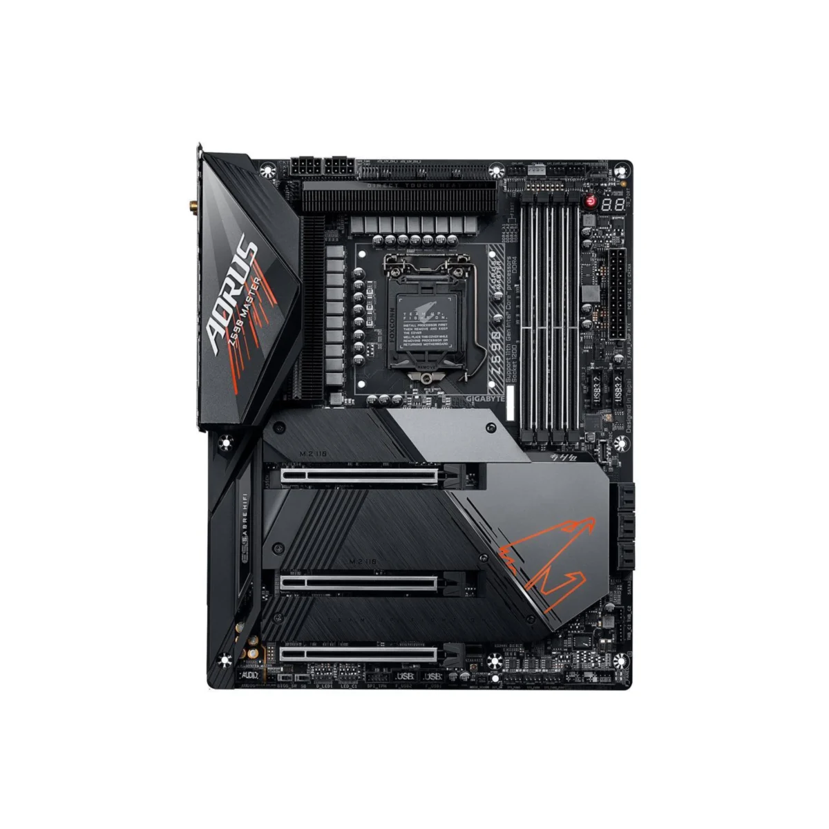 GIGABYTE Z590 AORUS MASTER – Intel LGA1200 ATX Motherboard, PCIe 4.0, DDR4, Triple M.2, Thunderbolt 4, USB 3.2 Gen2x2, Wi-Fi 6E, 10GbE LAN - Image 3