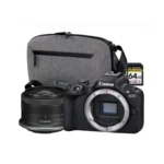 Canon EOS R50 Travel Kit (Black) (RF-S 18-45mm + CB-TS100 Shoulder Bag+64GB SD)