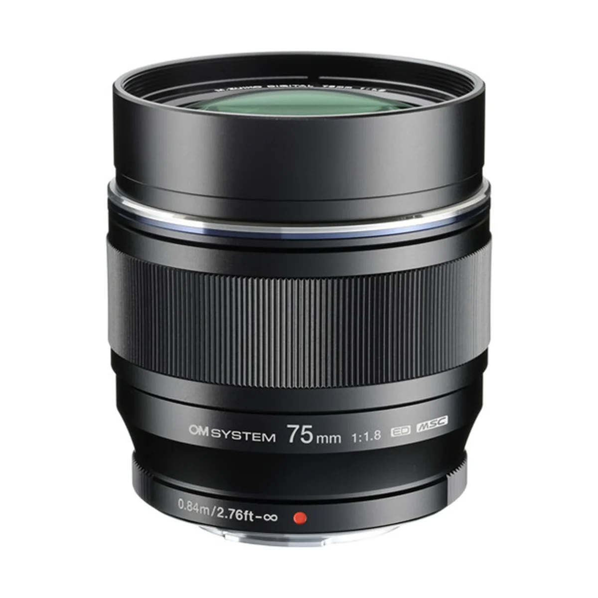 OM System M.Zuiko Digital ED 75mm F1.8 (Black) - Image 2