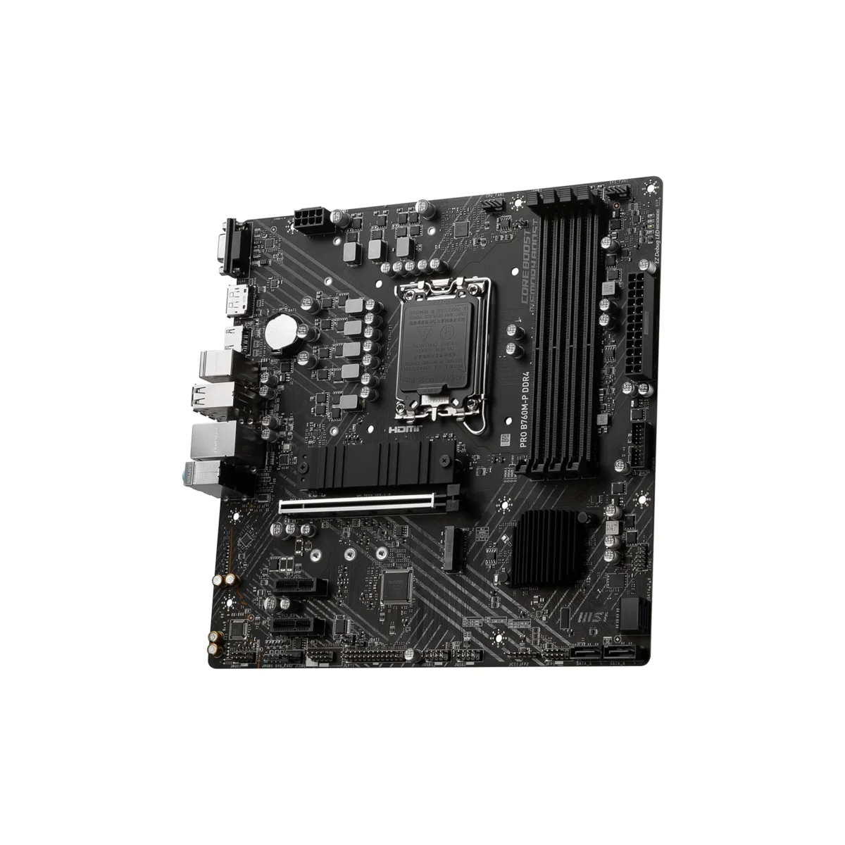 MSI PRO B760M-P DDR4 – Micro ATX Motherboard with Intel B760 Chipset, DDR4 Support, and Advanced Connectivity - Image 3