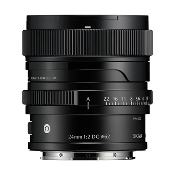 Sigma 24mm F2 DG Contemporary Lens (Black, Sony E)