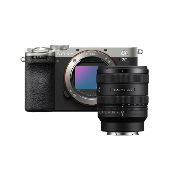 Sony A7C II Body (ILCE-7CM2) (Silver) + FE 16-25 F2.8 G (SEL1625G)
