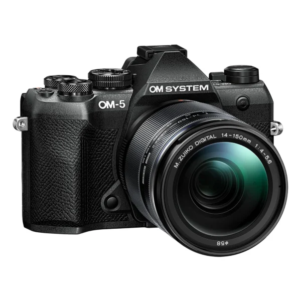 OM System OM-5 Mark II Mirrorless Camera with 14-150mm F/4-5.6 II Lens (Black)