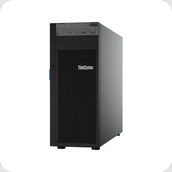 Lenovo ThinkSystem ST250 Tower Server, Intel Xeon 3.3GHz CPU, 64GB DDR4 2666MHz RAM, 16TB HDD Storage, JBOD RAID