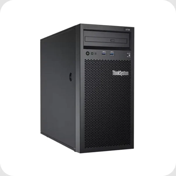 Lenovo ThinkSystem ST558 Tower Server 2 x Intel Xeon Silver 4210, 128GB DDR4, 2TB SSD, 24TB HDD, RAID, NVIDIA NVS 315 Graphic