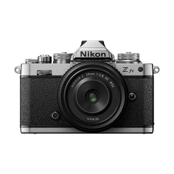 Nikon Z fc Mirrorless Digital Camera Silver with 28mm f/2.8 SE Lens