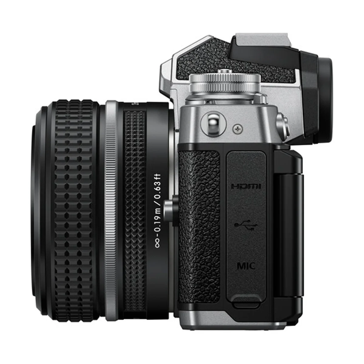 Nikon Z fc Mirrorless Digital Camera Silver with 28mm f/2.8 SE Lens - Image 6