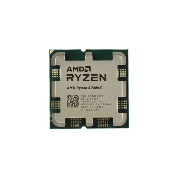 AMD Ryzen 5 7600X 6-Core 4.7GHz Desktop Processor (Zen 4, AM5 Socket, 105W TDP)(Without Fan)