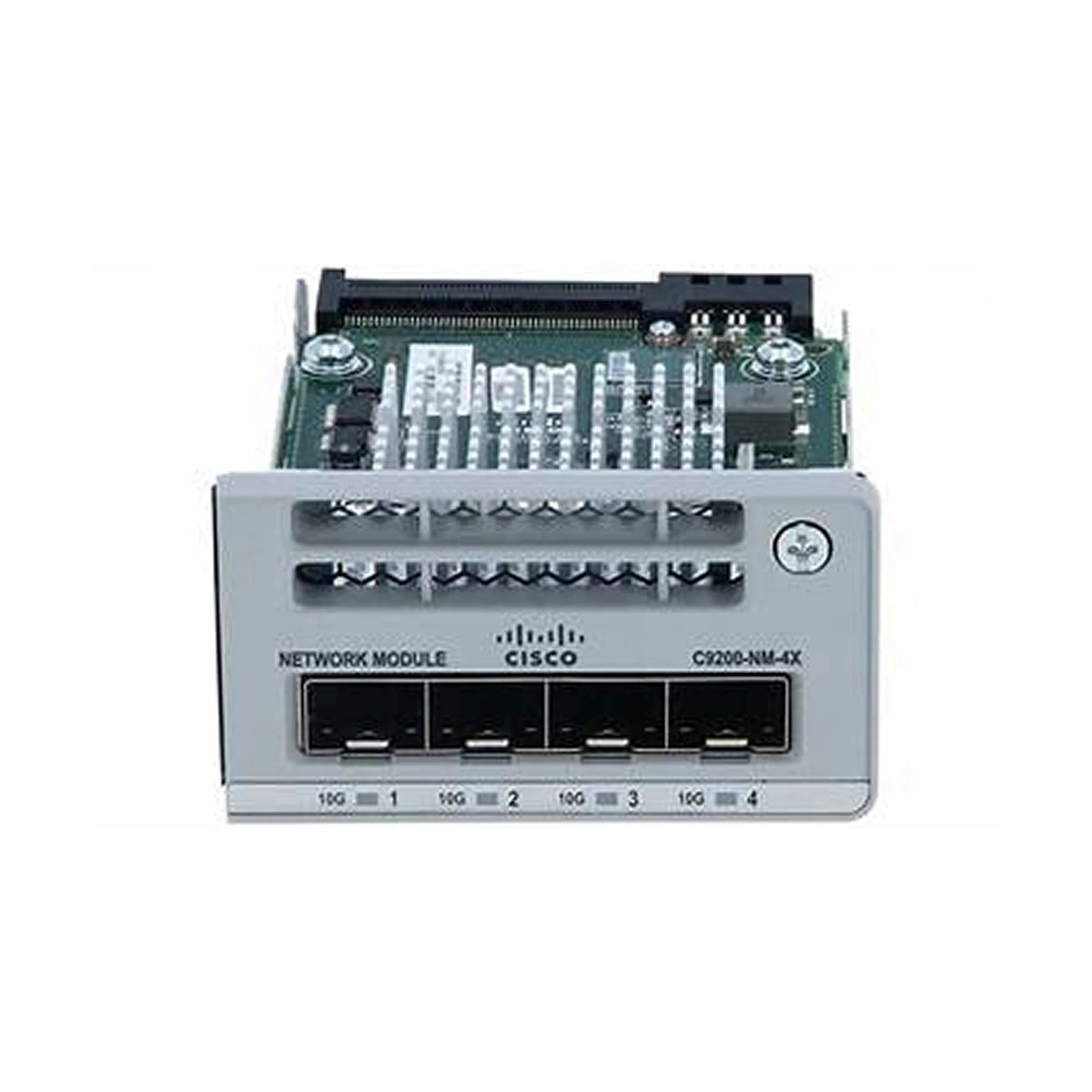 abx-1 Cisco Catalyst C9200-NM-4X 4-Port 10 Gigabit SFP+ Network Module - Image 1