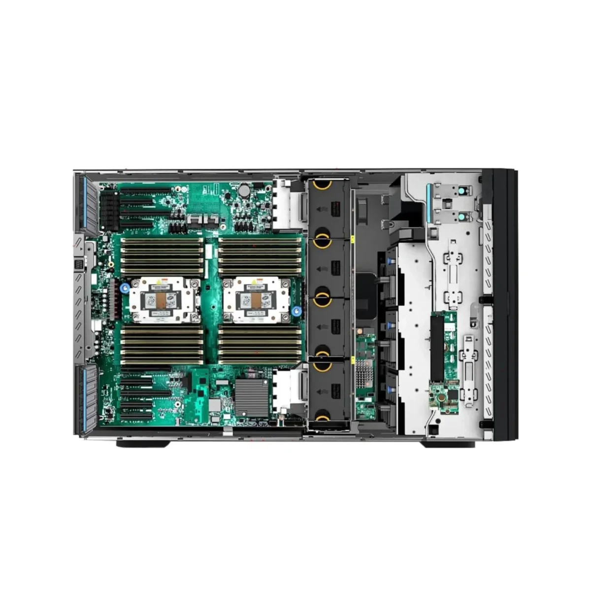 Lenovo ThinkSystem ST650 Tower Server Bundle with 2 x Intel Xeon Silver 4309Y, 128GB DDR4, 2TB SSD, 24TB HDD, RAID, Matrox G200 Graphics, Windows - Image 2