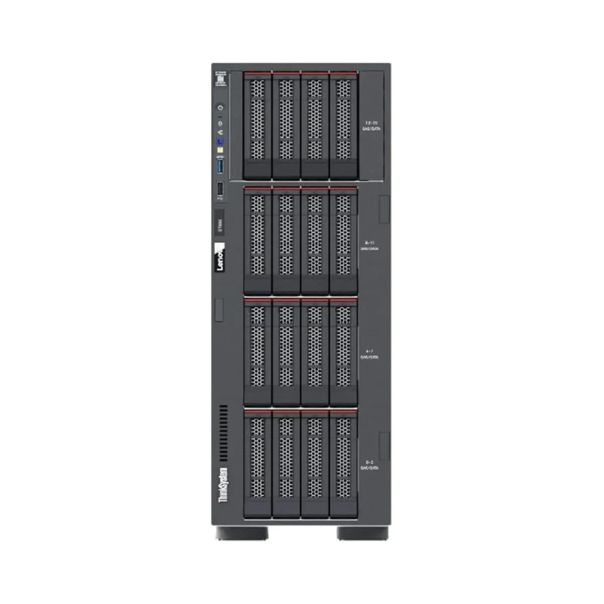 Lenovo ThinkSystem ST650 Tower Server Bundle with UPS Battery Backup, 2 x Intel Xeon Silver 4309Y, 128GB DDR4, 2TB SSD, 24TB HDD, RAID, Matrox G200 - Image 3