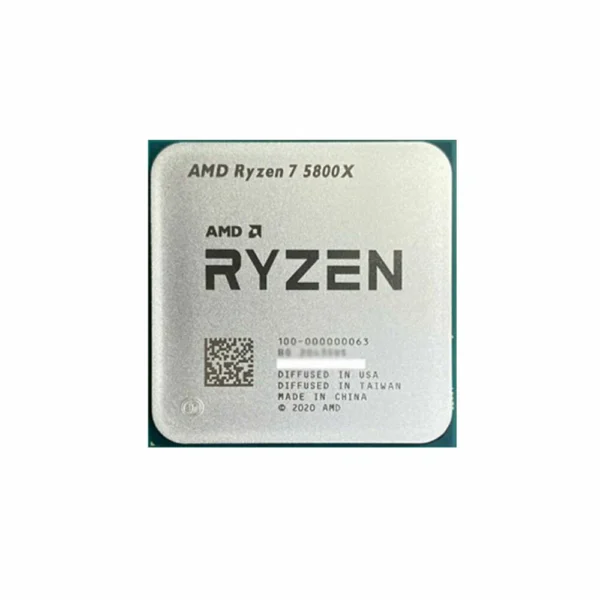 AMD Ryzen 7 5800X 8-Core 3.8GHz Desktop Processor (Zen 3, AM4 Socket, 105W TDP)(Without Fan)