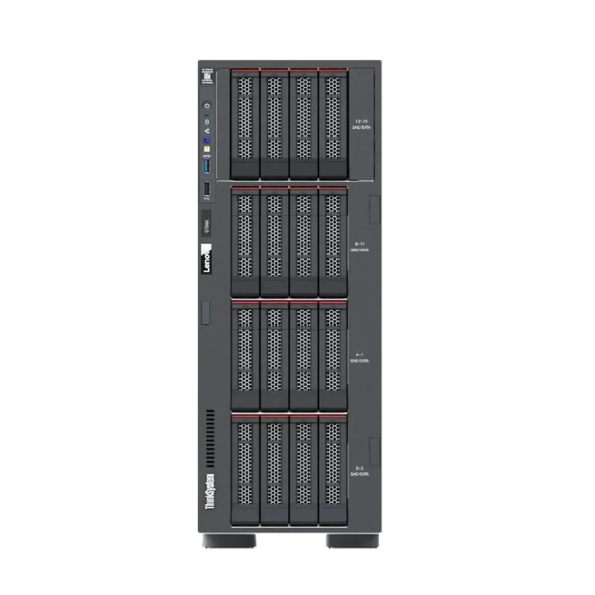 Lenovo ThinkSystem ST650 Tower Server Bundle with 2 x Intel Xeon Silver 4309Y, 128GB DDR4, 2TB SSD, 24TB HDD, RAID, Matrox G200 Graphics, Windows - Image 4