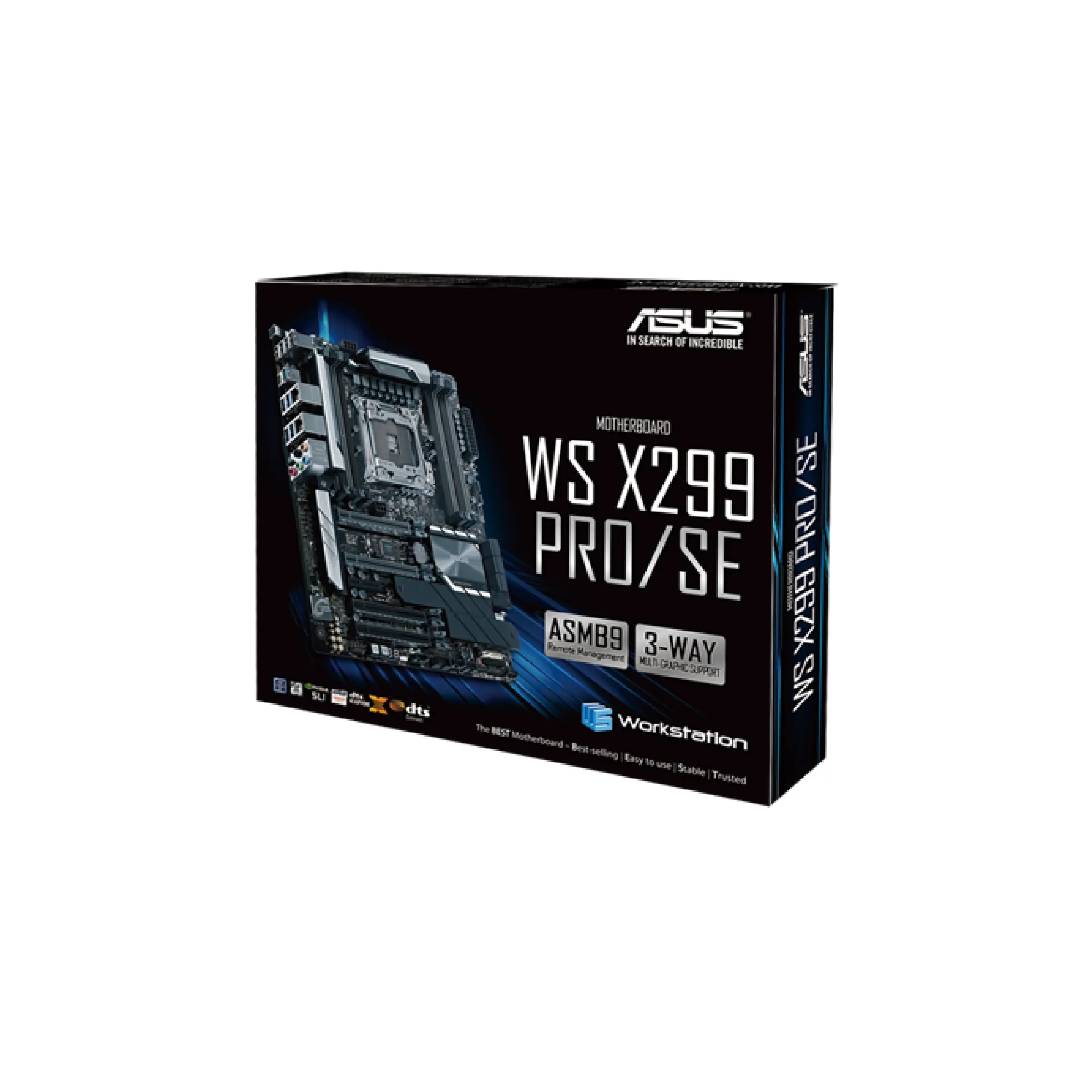 1 ASUS WS X299 Pro/SE LGA 2066 Intel X299 SATA 6Gb/s USB 3.1 CEB Intel Motherboard - Image 1