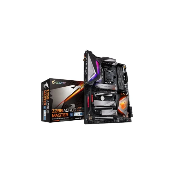 GIGABYTE Z390 AORUS MASTER – Intel LGA1151, ATX Motherboard with Triple M.2, PCIe 3.0, Wi-Fi, RGB Fusion, and Advanced Thermal Design