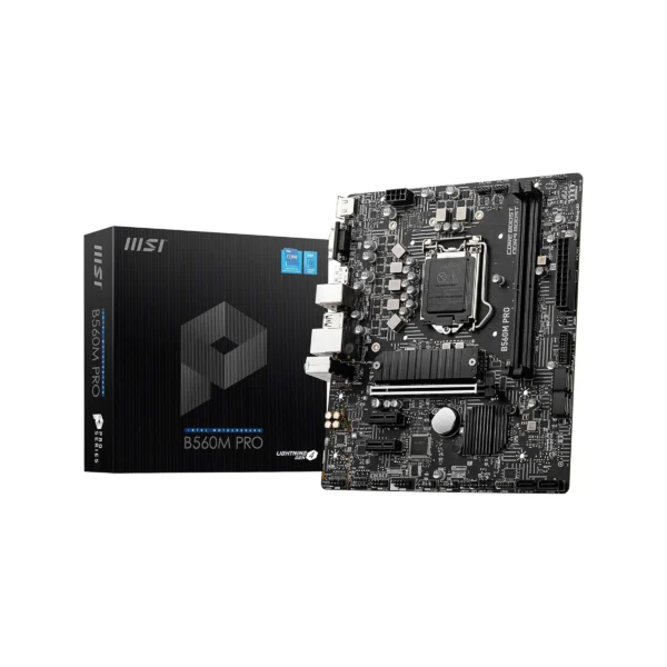 MSI B560M PRO-E – Micro ATX Motherboard with Intel B560 Chipset, DDR4 Support, and PCIe 4.0