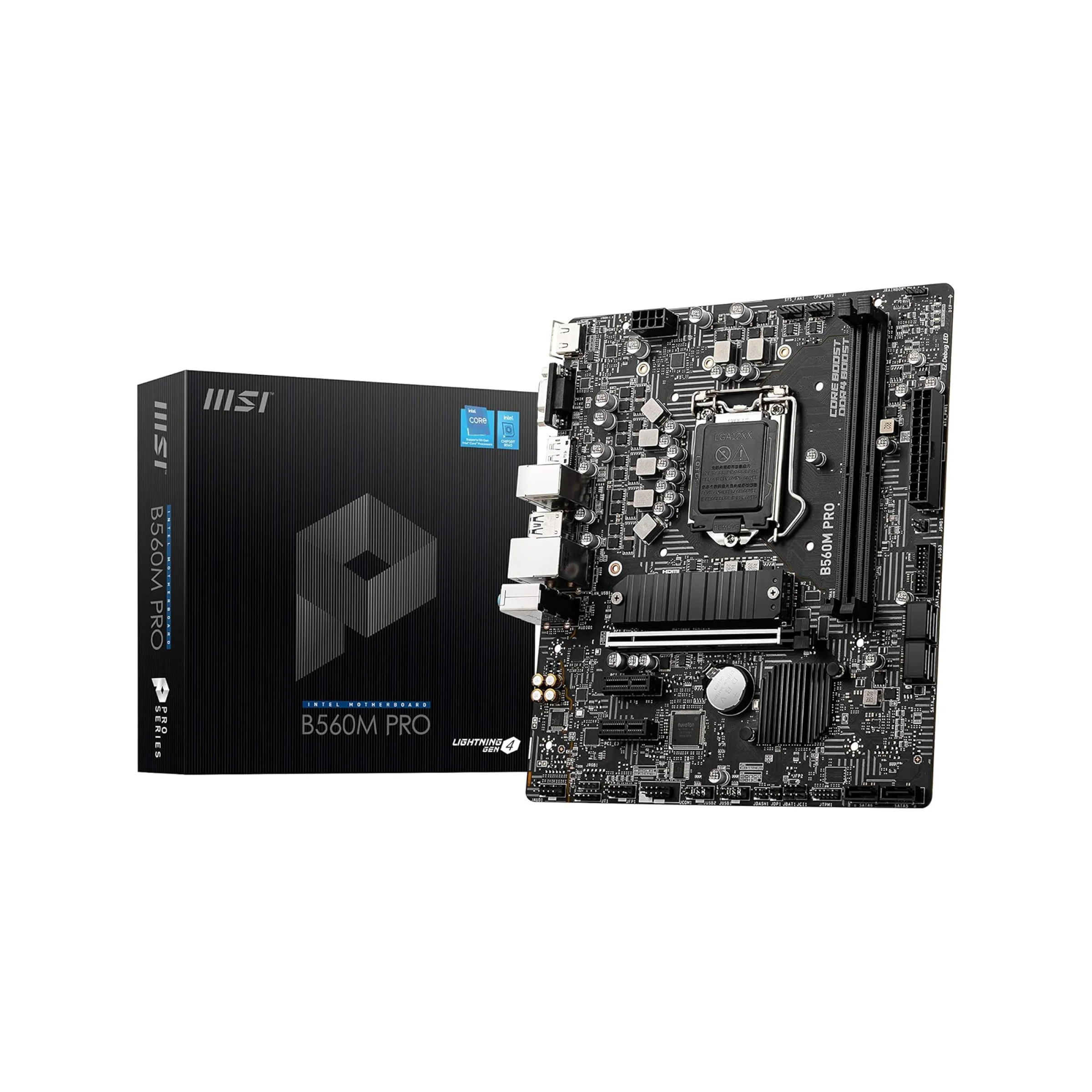 1 MSI B560M PRO-E – Micro ATX Motherboard with Intel B560 Chipset, DDR4 Support, and PCIe 4.0 - Image 1