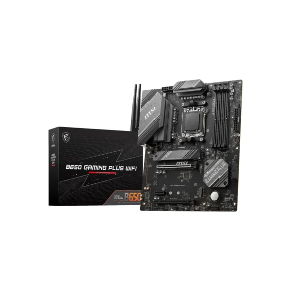MSI B650 Gaming Plus WiFi – ATX Motherboard with AMD B650 Chipset, PCIe 4.0, Wi-Fi 6E, and Ryzen 7000 Series Support