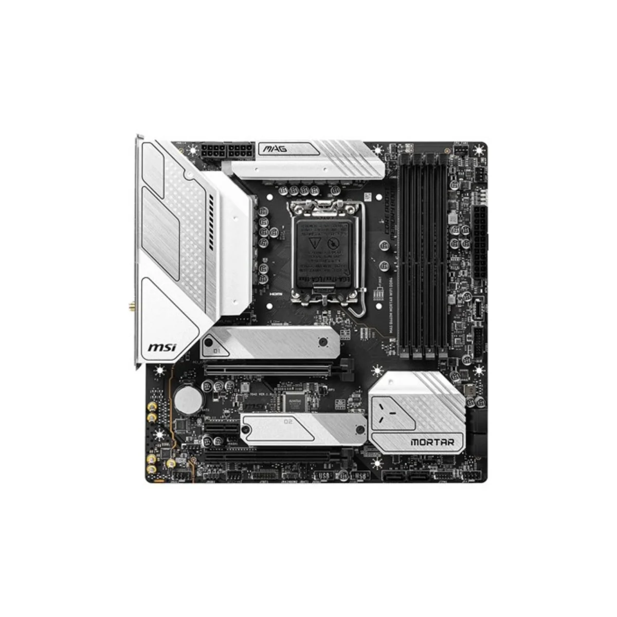 MSI MAG B660M Mortar WiFi DDR4 – Micro-ATX Motherboard with Intel B660 Chipset, Wi-Fi 6, and Support for 12th Gen Intel Core Processors - Image 2
