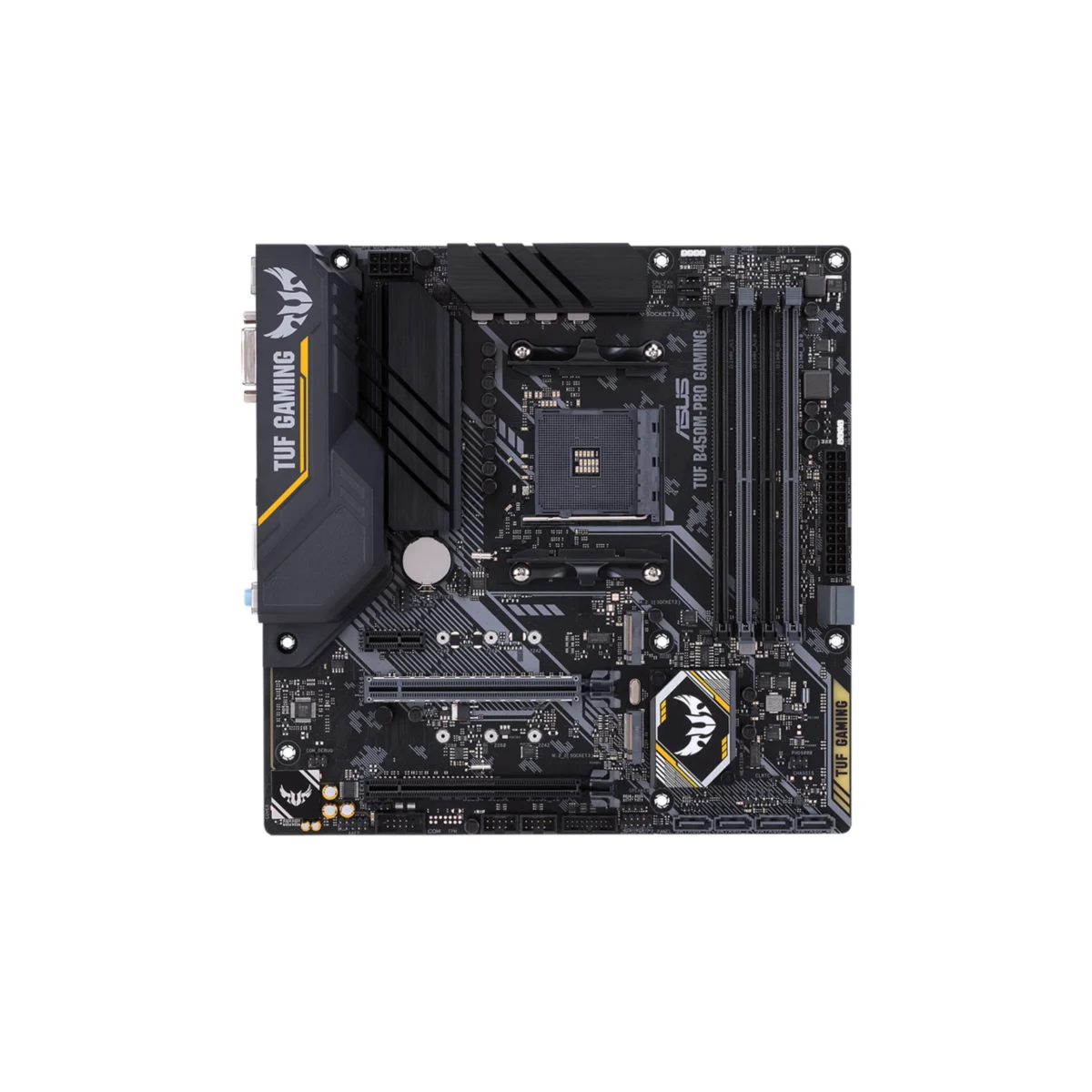 ASUS TUF B450M-PRO GAMING AMD Ryzen 3 AM4 DDR4 Micro-ATX Motherboard - Image 2