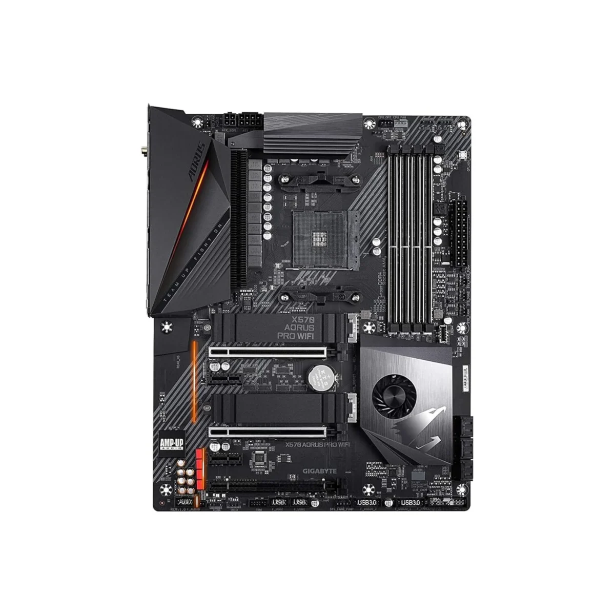 GIGABYTE X570 AORUS PRO WIFI – AMD AM4 ATX Motherboard, PCIe 4.0, DDR4, Wi-Fi 5, Dual M.2, USB 3.2 Gen2, 2.5GbE LAN - Image 2