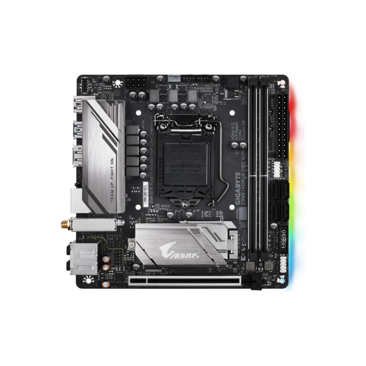GIGABYTE Z390 AORUS PRO WIFI – Intel LGA 1151 Mini-ITX Motherboard - Image 2