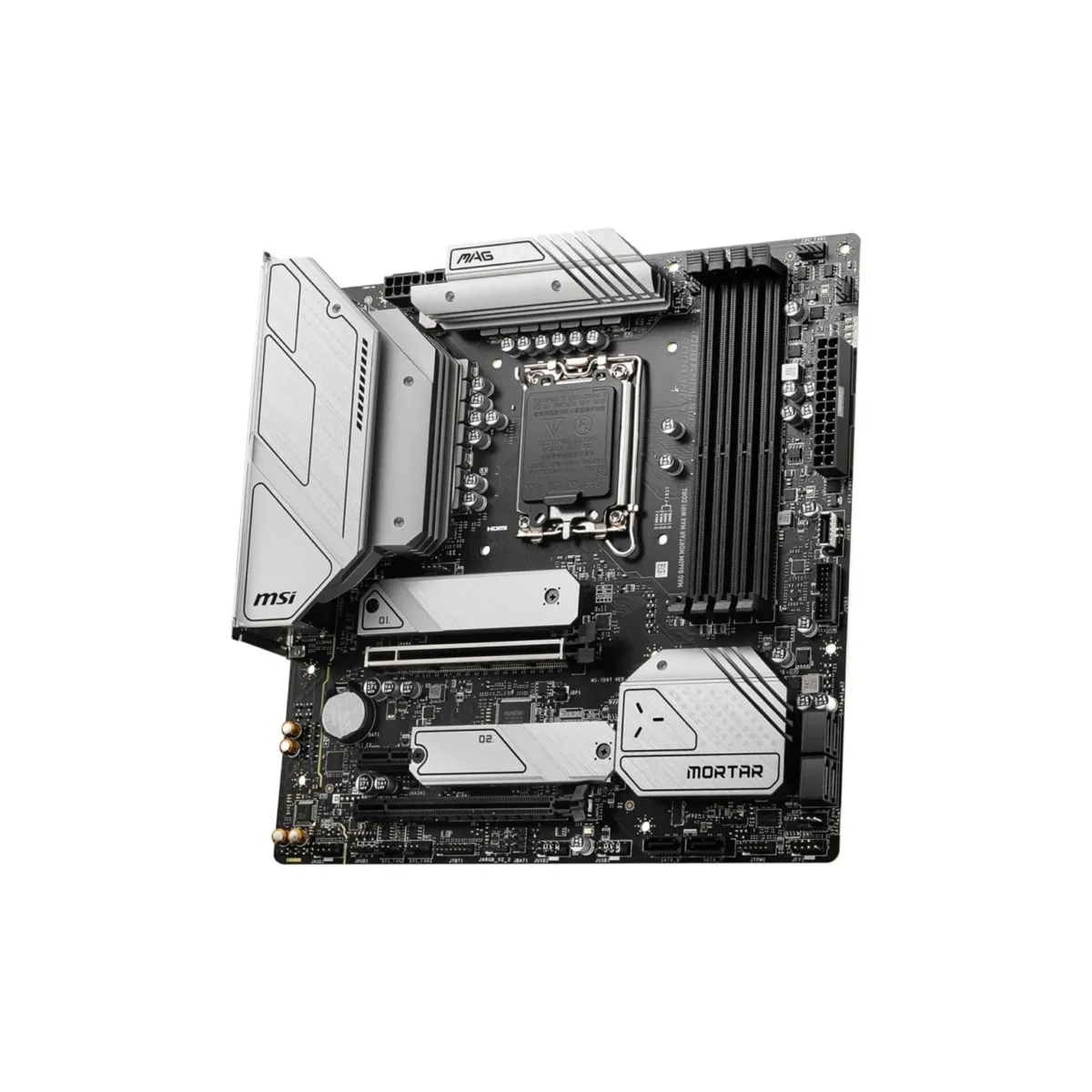 MSI MAG B660M Mortar Max WiFi DDR4 – Micro ATX Motherboard with Intel B660 Chipset, DDR4 Support, and Integrated Wi-Fi - Image 2