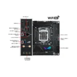ASUS ROG STRIX Z590-I GAMING WIFI LGA 1200 Intel Z590 SATA 6Gb/s Mini ITX Intel Motherboard - Image 2