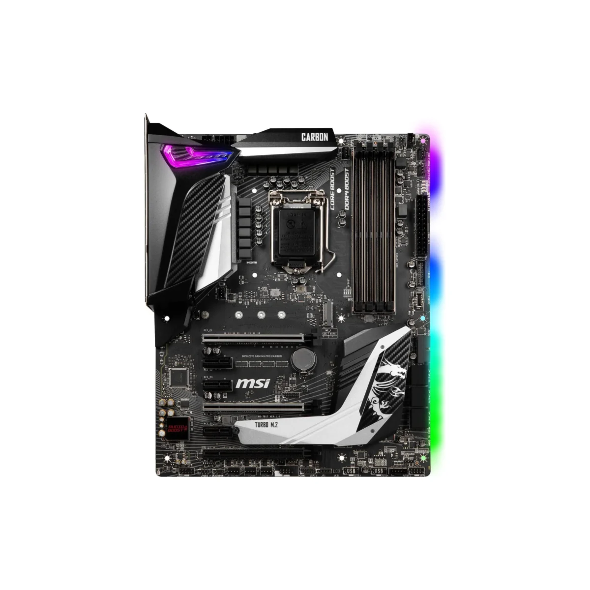 MSI MPG Z390 GAMING PRO CARBON LGA 1151 (300 Series) Intel Z390 HDMI SATA 6Gb/s USB 3.1 ATX Intel Motherboard - Image 2